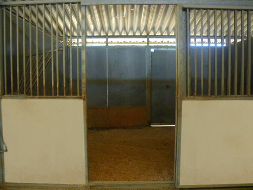 Box stall interior